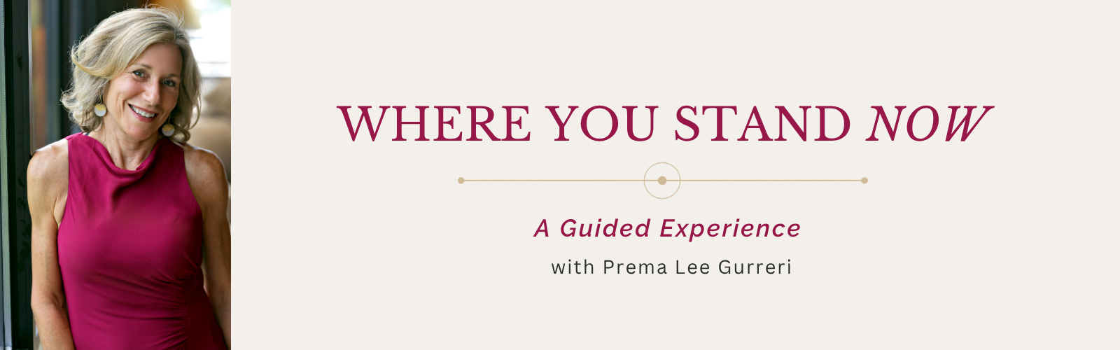 Where You Stand Now Banner